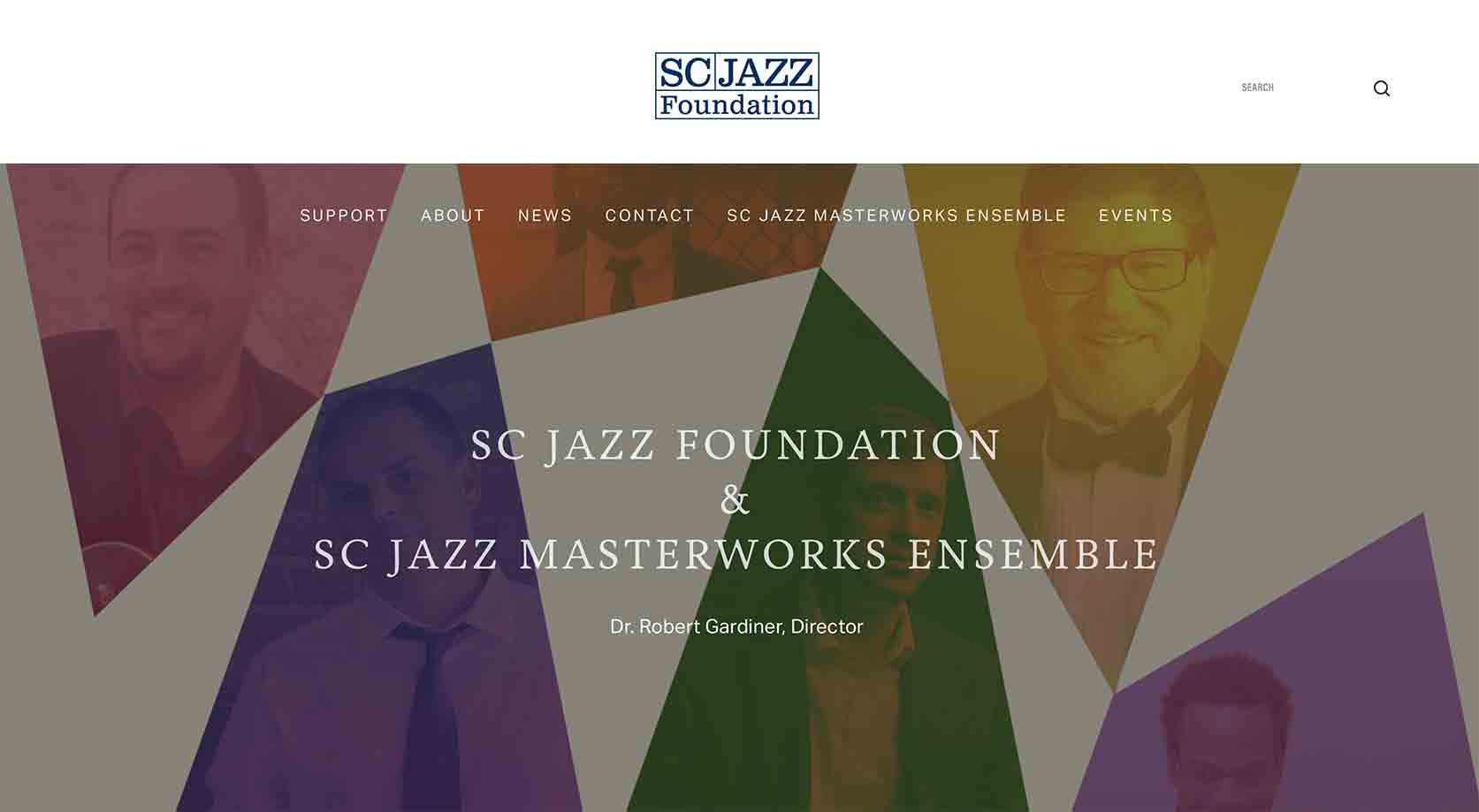 Screenshot of scjazz.org